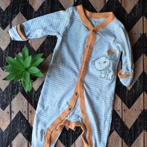 Old Navy 3 month Button Up Footed Pajamas